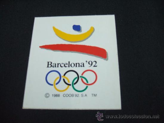 Collecting paper: ADHESIVO - BARCELONA'92 -