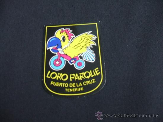 Coleccionismo: ADHESIVO - LORO PARQUE - PUERTO DE LA CRUZ - TENERIFE -