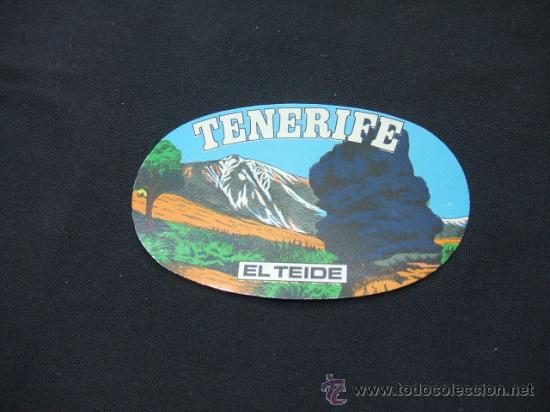 Coleccionismo: ADHESIVO - TENERIFE -  EL TEIDE -