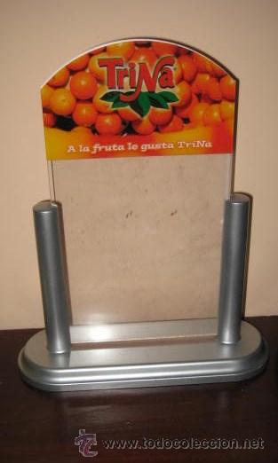 Coleccionismo: EXPOSITOR PARA CARTA MEN&Uacute; DE TRINARANJUS.  . ENVIO GRATIS&iexcl;&iexcl;&iexcl;