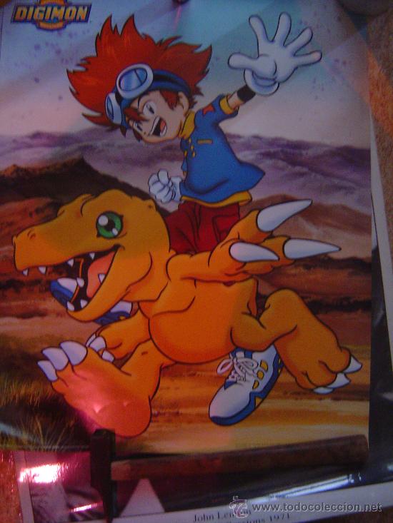Coleccionismo: POSTER DIGIMON 50 X 40 - Foto 1