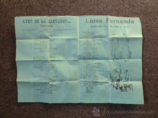 Collecting paper: Cancionero  La Mujer en el Congreso...