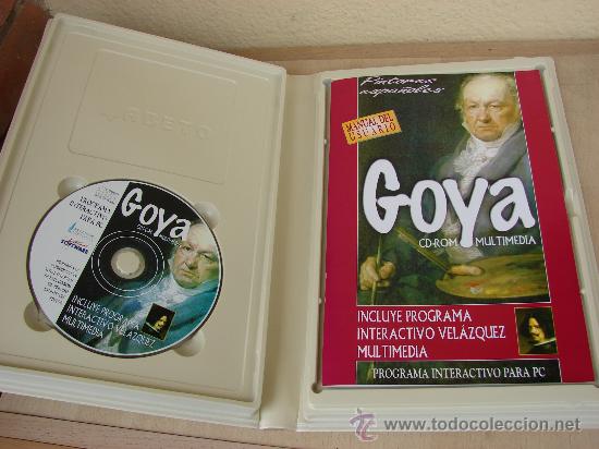 Coleccionismo: GOYA. PROGRAMA INTERACTIVO PARA PC. EDITORIAL ABETO. CON SU ESTUCHE - Foto 1