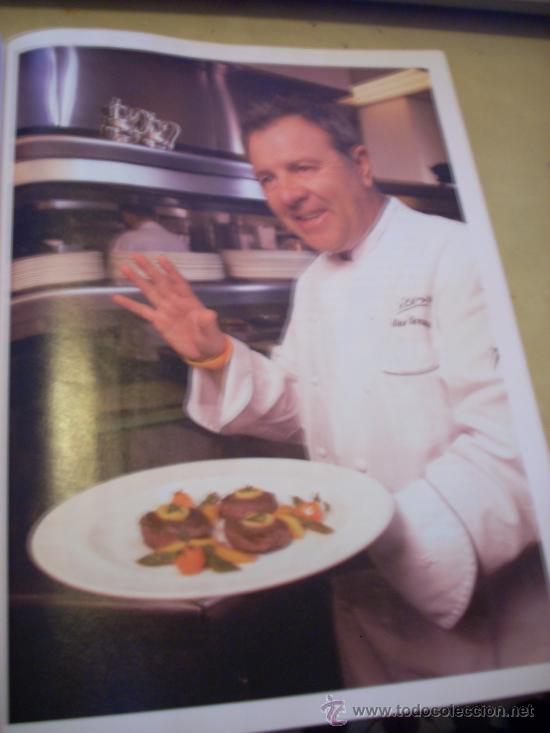 Colecionismo: Fotograf&iacute;a del chef Juli&aacute;n Serrano. P&aacute;gina de prensa.