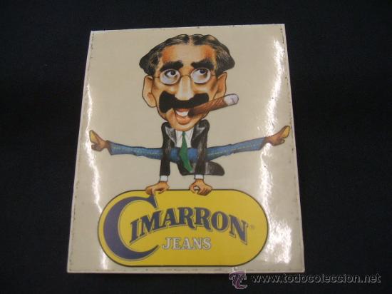 Coleccionismo: ADHESIVO - CIMARRON - JEANS -