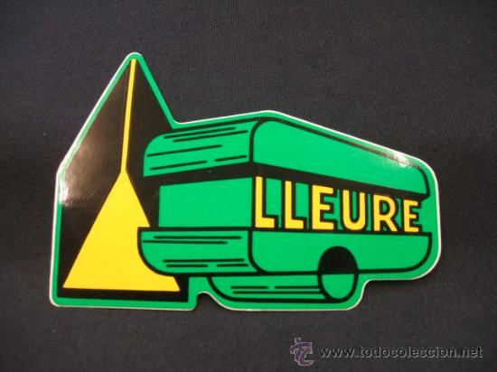 Coleccionismo: ADHESIVO - LLEURE -