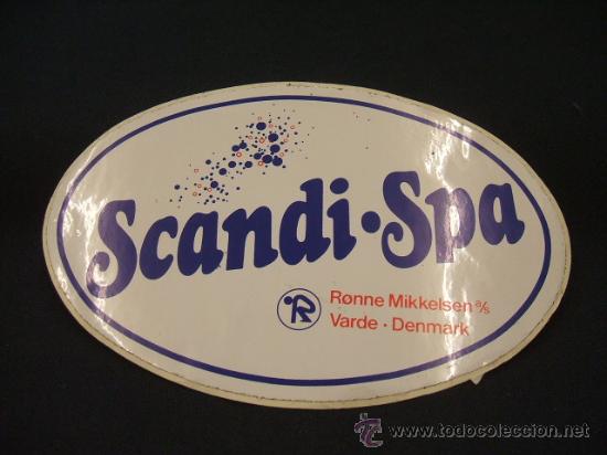 Coleccionismo: ADHESIVO - SCANDI SPA - DENMARK -