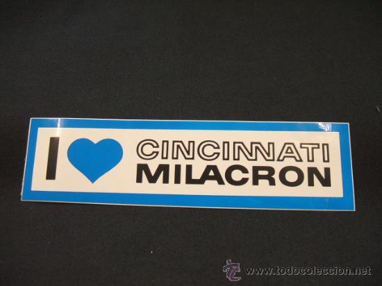Coleccionismo: ADHESIVO - I CINCINNATI MILACRON -