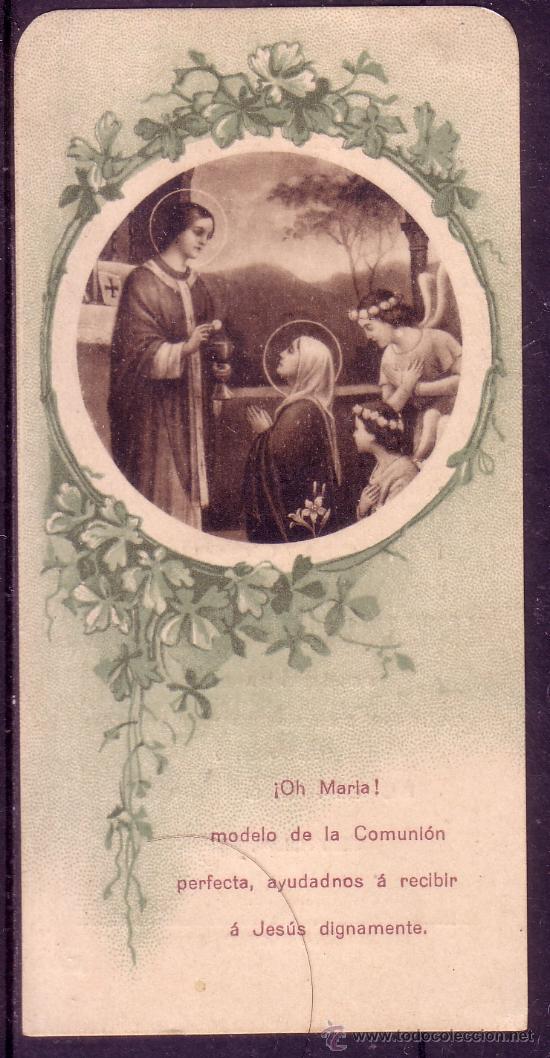 Collectionnisme: MUY ANTIGUA ESTAMPA DE PRIMERA COMUNION 1926 - CELEBRADA EN EL COEGIO DEL SAGRADO CORAZON - EL VALLE