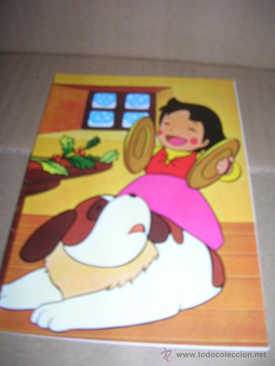Coleccionismo: Tarjeta de felicitacion navide&ntilde;a de Heidi. A&ntilde;o 1975. Mide abierta 22 x 15,5 cm., sin usar, ver foto.