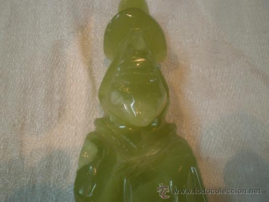 Coleccionismo: figura de peligrino en onix - Foto 4
