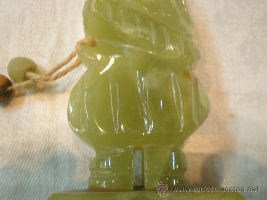 Coleccionismo: figura de peligrino en onix - Foto 2