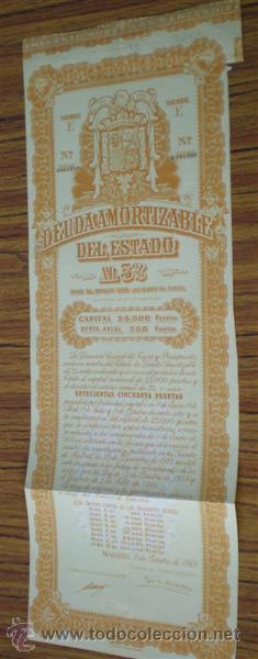 Coleccionismo: DEUDA AMORTIZABLE DEL ESTADO AL 3% - 1969 - Foto 1