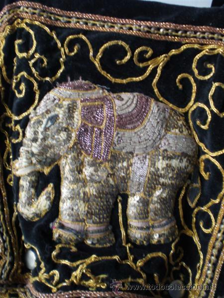 Coleccionismo: MOCHILA de terciopelo - Foto 2