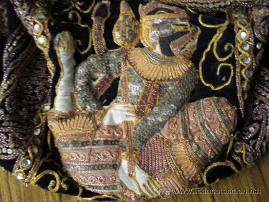 Coleccionismo: MOCHILA de terciopelo - Foto 3