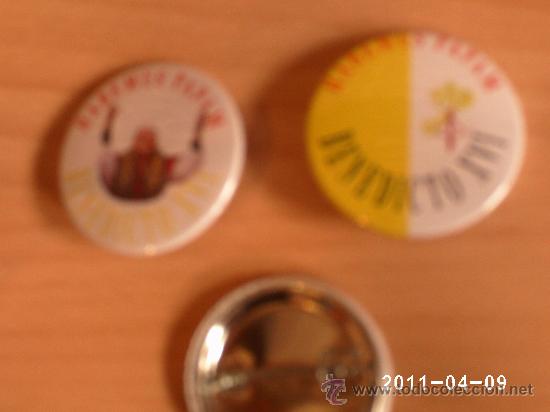 Coleccionismo: CHAPAS IMPERDIBLE DE PAPA - Foto 1
