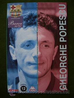 Coleccionismo: SPORT LA PLANTILLA DEL BAR&Ccedil;A 96 / 97 , N&ordm; 12 GHEORGHE POPESCU