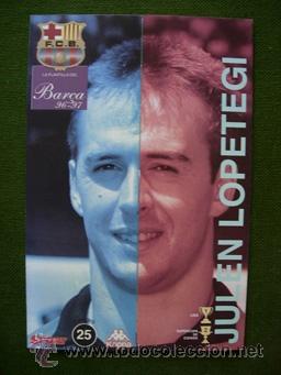 Coleccionismo: SPORT LA PLANTILLA DEL BAR&Ccedil;A 96 / 97 , N&ordm; 25 JULEN LOPETEGI