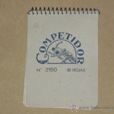 Coleccionismo: LIBRETA DE BOLSILLO CUADRICULADA COMPETIDOR Nº 2150