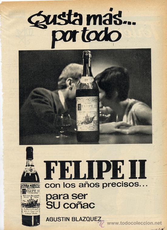 Coleccionismo: CO&Ntilde;AC 1969 FELIPE II AGUSTIN BLAZQUEZ HOJA RVEISTA