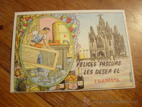 Coleccionismo: FELICITACION DE NAVIDAD EL EBANISTA