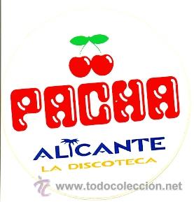 Colecionismo: 24-dis12. Adhesivo. Pacha Alicante. La Discoteca