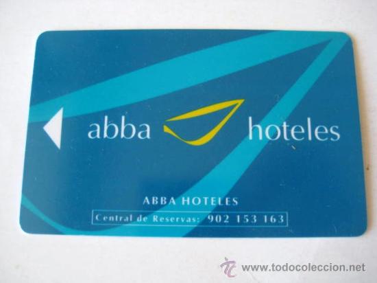 Coleccionismo: LLAVE DE PLASTICO HOTEL ABBA. .. ENVIO GRATIS&iexcl;&iexcl;&iexcl;