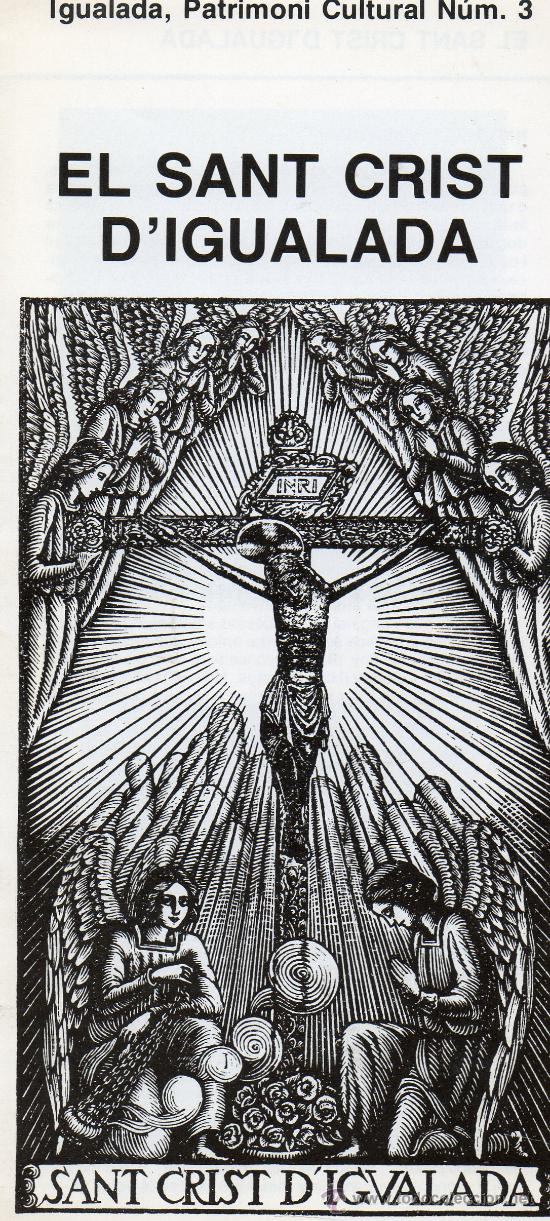 Coleccionismo: El Sant Crist d'Igualada 1985