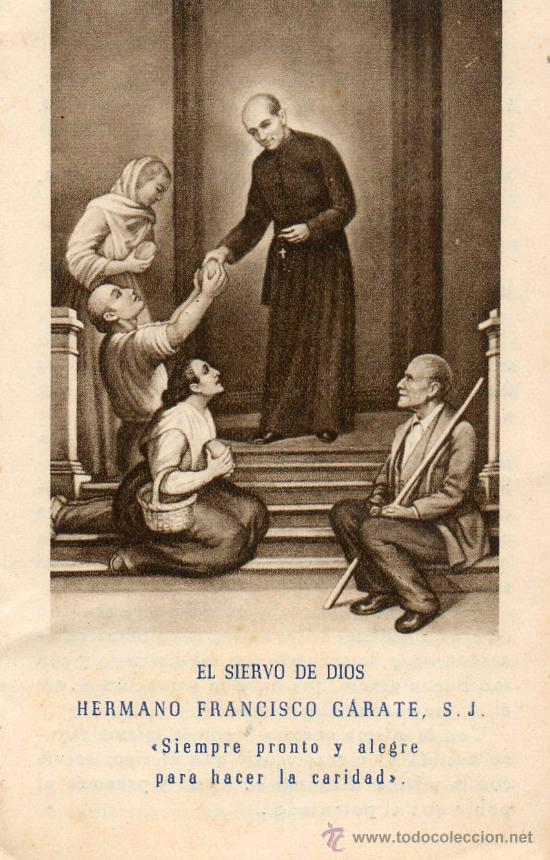 Coleccionismo: Hermano Fco. G&aacute;rate - Foto 1