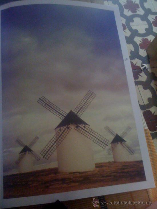Coleccionismo: Fotograf&iacute;a art&iacute;stica. Molinos de viento, La Mancha. P&aacute;gina de prensa.