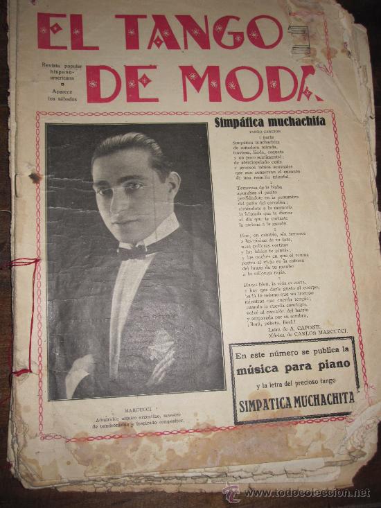Collectionnisme: EL TANGO DE MODA, Y TANGOMANIA. VARIOS NUMEROS DE ESTAS PUBLICACIONES, ILUSTRADOS Y CON LETRAS