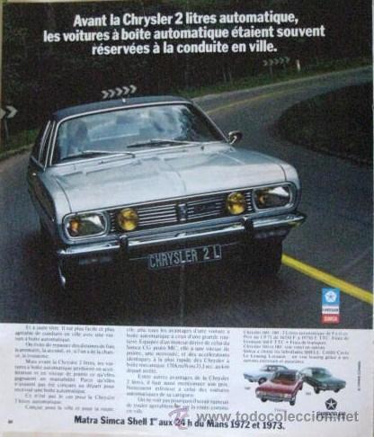 Coleccionismo: PUBLICIDAD EN REVISTAS. CHRYSLER. ENVIO GRATIS&iexcl;&iexcl;&iexcl;