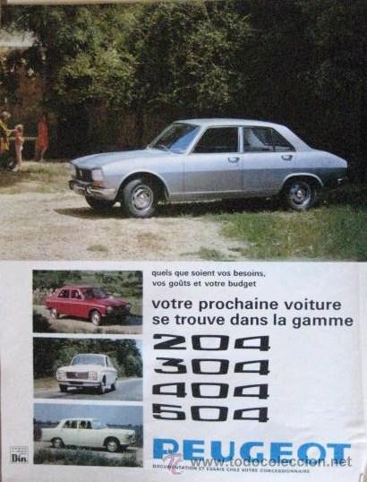 Coleccionismo: PUBLICIDAD EN REVISTAS. PEUGEOT. ENVIO GRATIS&iexcl;&iexcl;&iexcl;