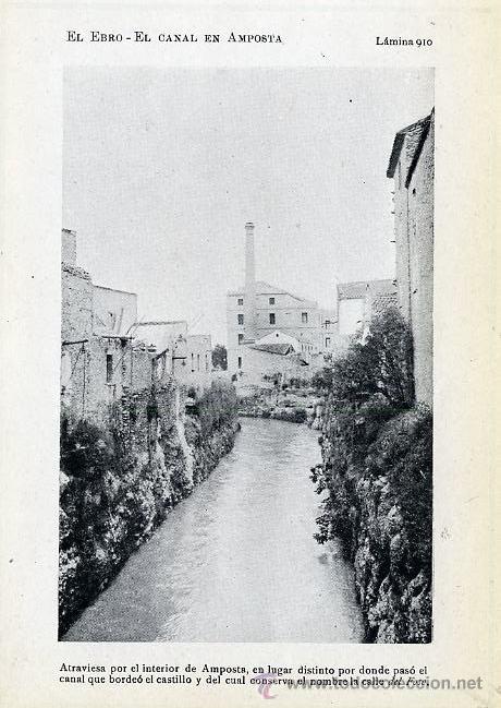 Coleccionismo: AMPOSTA 1922 TARRAGONA EL CANAL HOJA LIBRITO