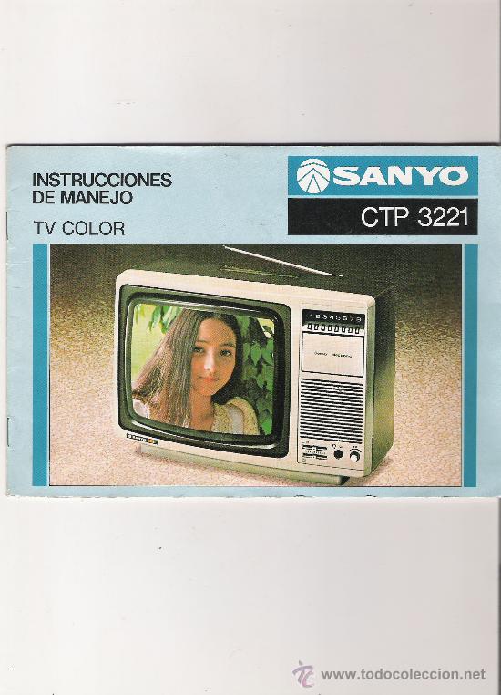 Sammelleidenschaft Papier: SANYO CTP 3221 - INSTRUCCIONES DE MANEJO