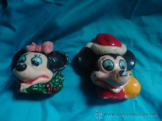 Coleccionismo: PAREJA DE VELAS DE MINNIE Y MICKEY MOUSE