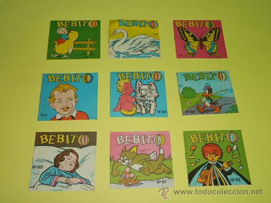 Coleccionismo: 9 LIBRITOS PARA COLOREAR - BEBITO - A&Ntilde;OS 60/70