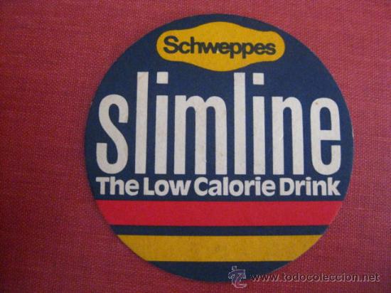 Coleccionismo: POSAVASOS SCHWEPPES . SLIMLINE. - Foto 1