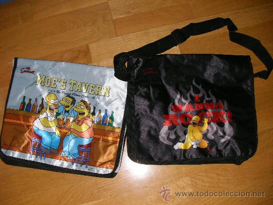 Coleccionismo: DOS BOLSAS BANDOLERA DE LOS SIMPSON - Foto 1