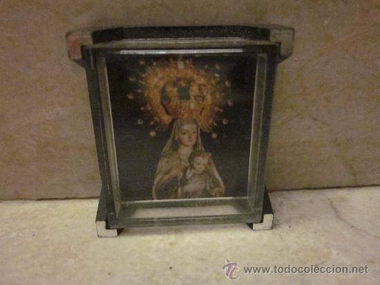 Coleccionismo: CAJITA CON IMAGEN DE LA VIRGEN Y EL NI&Ntilde;O JESUS