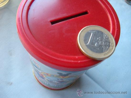 Coleccionismo: HUCHA DE CHAPA MICKEY MOUSE FULL CHOC ANTIU XIXONA. ALICANTE