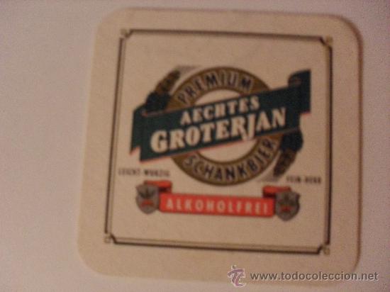 Coleccionismo: Posavasos cerveza Groterjan
