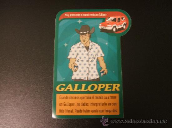 Coleccionismo: Adhesivo Galloper