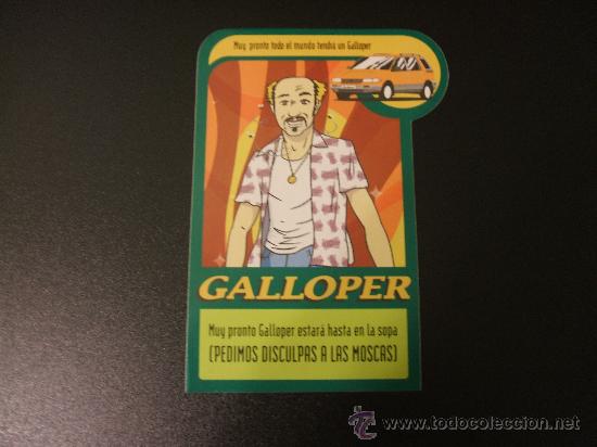 Coleccionismo: Adhesivo Galloper