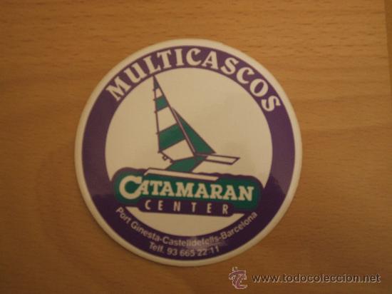 Coleccionismo: Adhesivo Catamaran Center