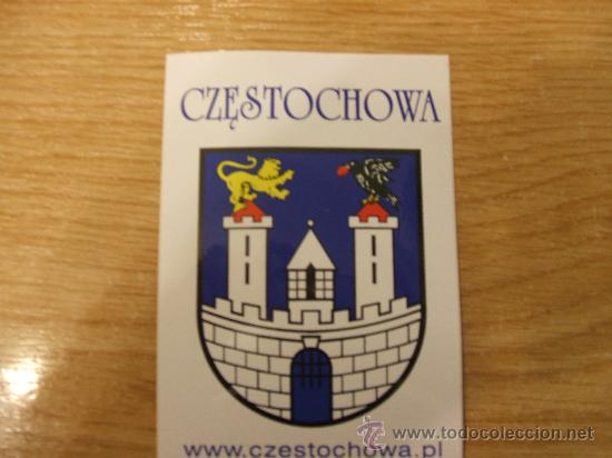 Coleccionismo: Adhesivo CZESTOCHOWA