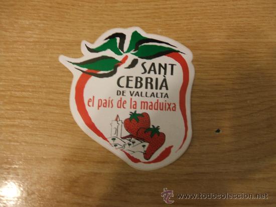 Coleccionismo: Adhesivo Sant Cebria de Vallalta