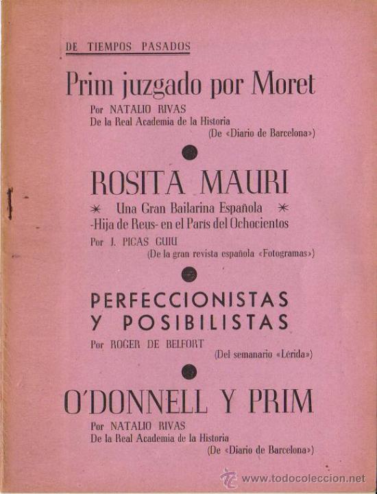 Coleccionismo: Reus - De Tiempos Pasados