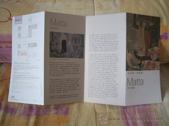 Coleccionismo: MATTA 1911-2011 (texto en espa&ntilde;ol, euskera e ingl&eacute;s) - Foto 4