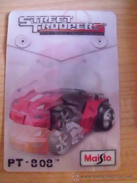 Coleccionismo: . TARJETA HOLOGRAMA DE MAISTO. STREET TROOPERS. PLASTIFACADA. PRECIOSA.